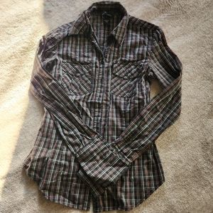 Womens Button Up Dress Shirt